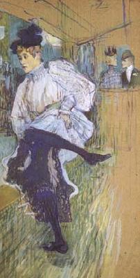 Henri  Toulouse-Lautrec Jane Avril Dancing (mk06)